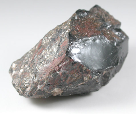 Samarskite-(Y) from Spinelli Quarry, South Glastonbury, Hartford County, Connecticut