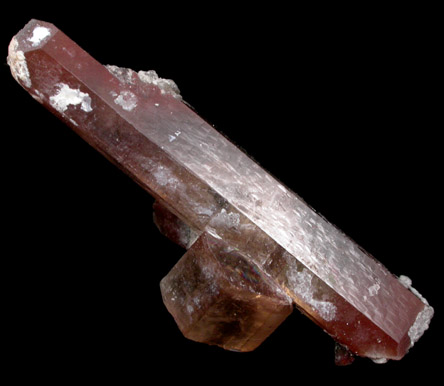 Topaz with Rutile inclusions from Tepetates, San Luis Potosi, Mexico