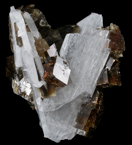 Fluorite with Celestine from Clay Center, Ottawa County, Ohio