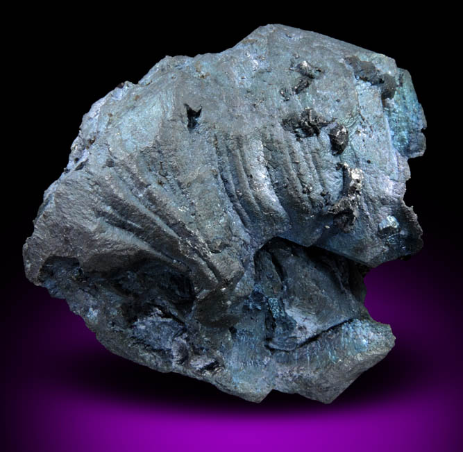 Chalcocite with Chalcopyrite-Bornite coating from Flambeau Mine, Ladysmith, Rusk County, Wisconsin