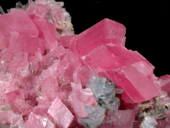 Rhodochrosite, Quartz, Pyrite, Fluorite from Sweet Home Mine, 04-05 Pocket, Watercouse Raise, Buckskin Gulch, Alma District, Park County, Colorado