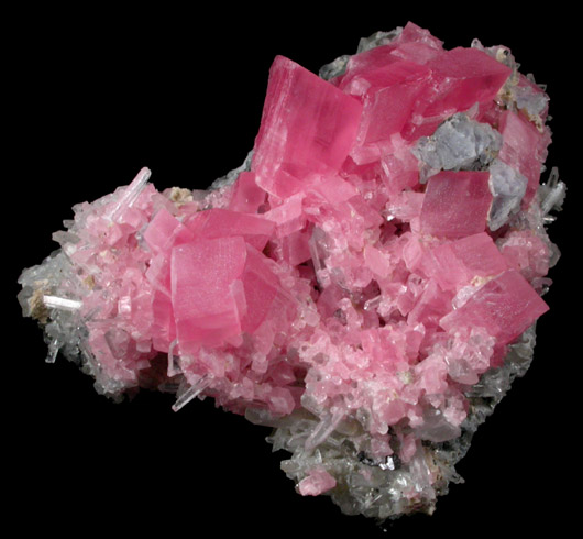 Rhodochrosite, Quartz, Pyrite, Fluorite from Sweet Home Mine, 04-05 Pocket, Watercouse Raise, Buckskin Gulch, Alma District, Park County, Colorado