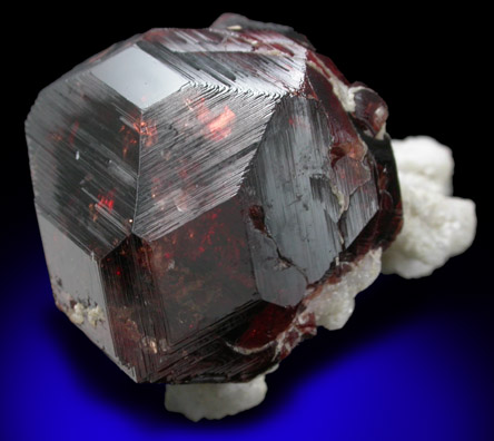 Almandine-Spessartine Garnet on Microcline from Shigar Valley, Skardu District, Baltistan, Gilgit-Baltistan, Pakistan