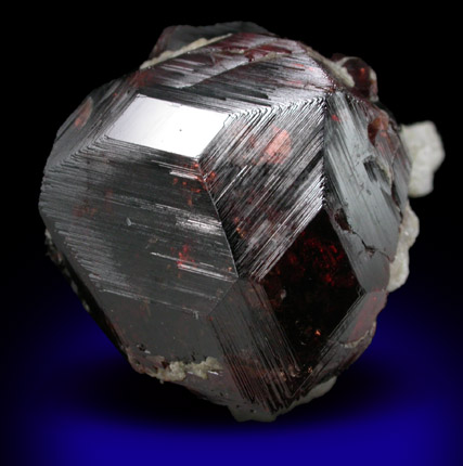 Almandine-Spessartine Garnet on Microcline from Shigar Valley, Skardu District, Baltistan, Gilgit-Baltistan, Pakistan