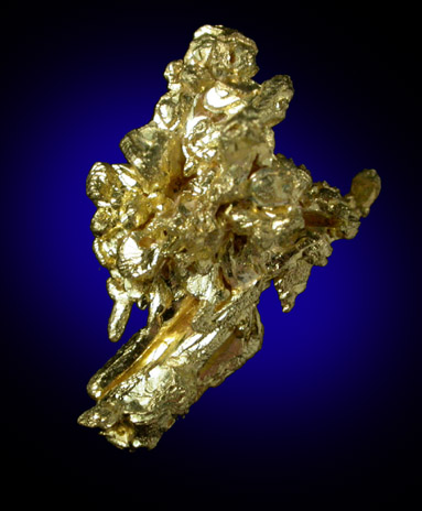 Gold (crystallized) from Eagle's Nest Mine, Michigan Bluff District, Placer County, California