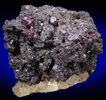 Cuprite on Quartz from Bisbee, Warren District, Cochise County, Arizona