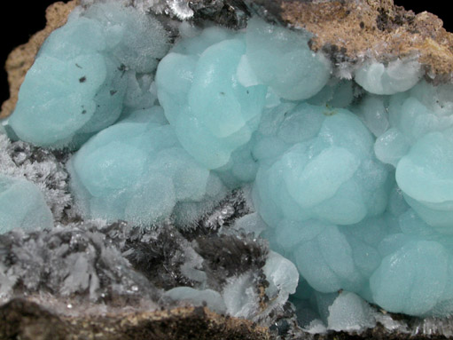 Hemimorphite from 79 Mine, Banner District, near Hayden, Gila County, Arizona