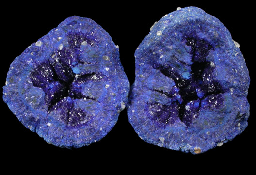 Azurite (nodule) from Blue Ball Mine, 4.8 km south of Miami, Gila County, Arizona