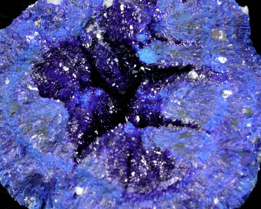 Azurite (nodule) from Blue Ball Mine, 4.8 km south of Miami, Gila County, Arizona