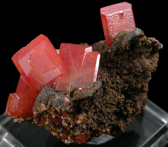 Wulfenite from Red Cloud Mine, Red Gem Pocket, Silver District, La Paz County, Arizona