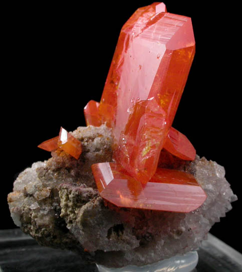 Wulfenite from Red Cloud Mine, Red Gem Pocket, Silver District, La Paz County, Arizona