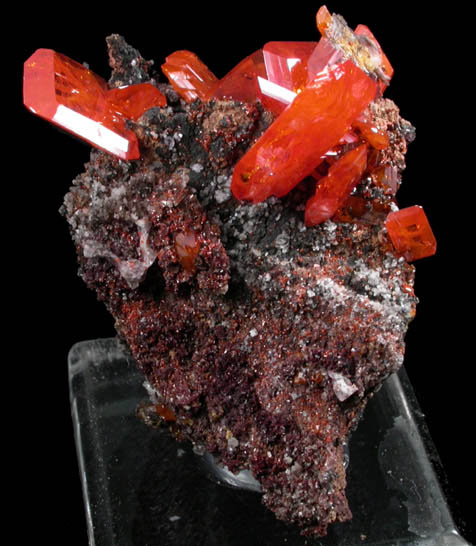 Wulfenite from Red Cloud Mine, Red Gem Pocket, Silver District, La Paz County, Arizona