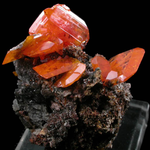 Wulfenite from Red Cloud Mine, Red Gem Pocket, Silver District, La Paz County, Arizona