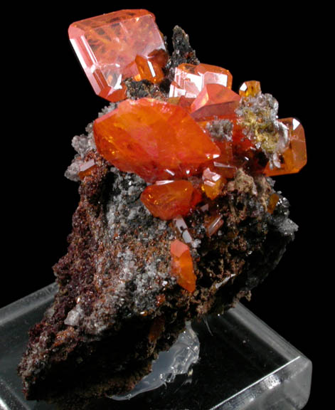 Wulfenite from Red Cloud Mine, Red Gem Pocket, Silver District, La Paz County, Arizona