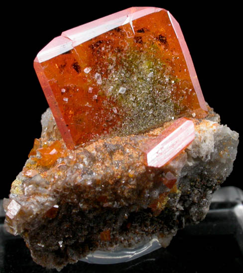 Wulfenite from Red Cloud Mine, Red Gem Pocket, Silver District, La Paz County, Arizona