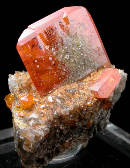 Wulfenite from Red Cloud Mine, Red Gem Pocket, Silver District, La Paz County, Arizona