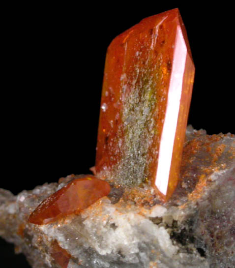 Wulfenite from Red Cloud Mine, Red Gem Pocket, Silver District, La Paz County, Arizona