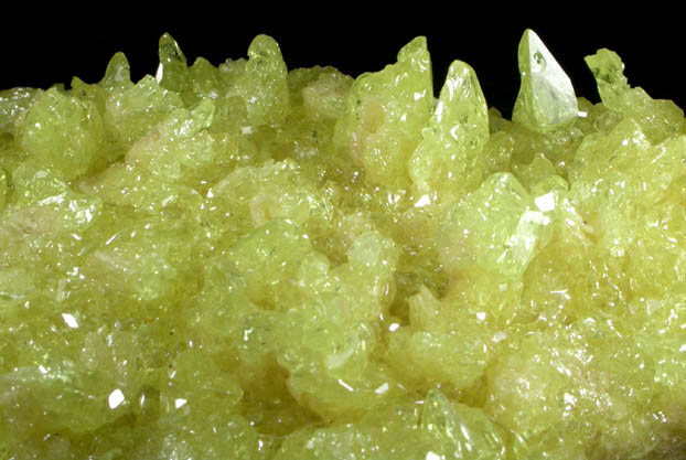 Sulfur from El Desierto, West of Salar de Uyuni, Potosi, Bolivia