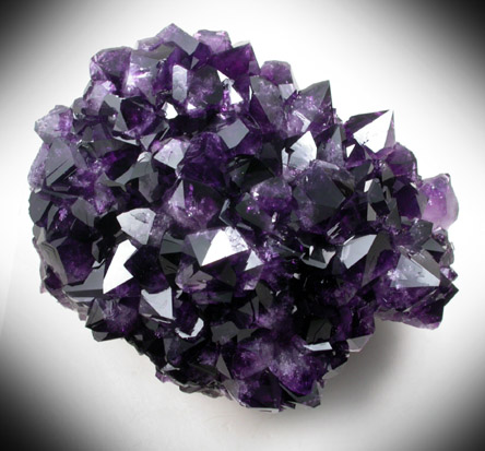 Quartz var. Amethyst from Catalan Agate-Amethyst District, Southern Paran Basalt Basin, Artigas, Uruguay