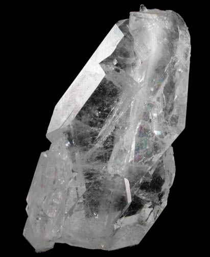 Quartz var. Faden-habit from Mathon, Piz Beverin, Grischun (Graubnden), Switzerland