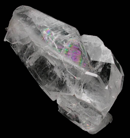 Quartz var. Faden-habit from Mathon, Piz Beverin, Grischun (Graubnden), Switzerland