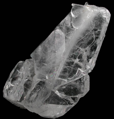 Quartz var. Faden-habit from Mathon, Piz Beverin, Grischun (Graubnden), Switzerland