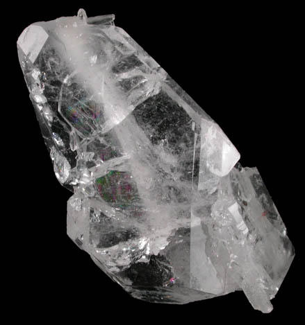 Quartz var. Faden-habit from Mathon, Piz Beverin, Grischun (Graubnden), Switzerland