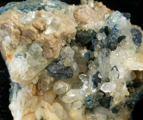 Whiteite-(CaFeMg), Lazulite, Quartz from Rapid Creek, 70 km northwest of Aklavik, Yukon, Canada