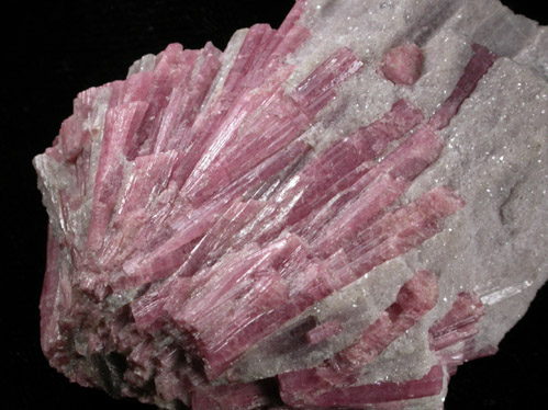 Elbaite var. Rubellite Tourmaline in Lepidolite from Pala District, San Diego County, California