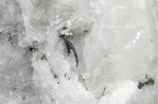 Lengenbachite, Pyrite, Dolomite from Lengenbach Quarry, Binntal, Wallis, Switzerland (Type Locality for Lengenbachite)