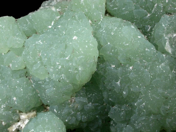 Prehnite with Laumontite and Datolite casts after Anhydrite from Paterson, Passaic County, New Jersey