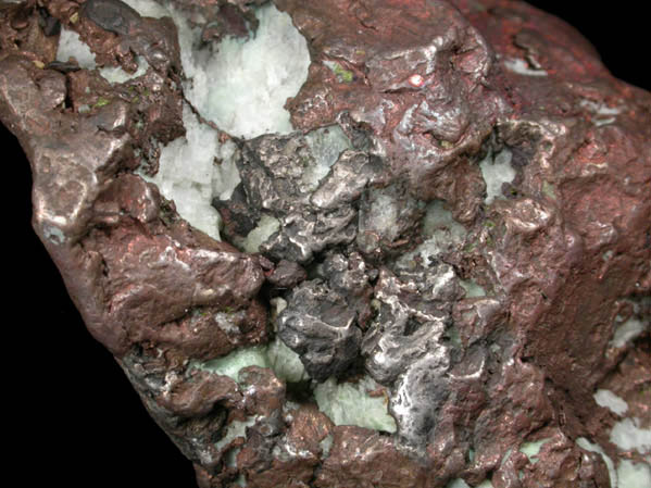Silver and Copper (half-breed) from Keweenaw Peninsula Copper District, Michigan