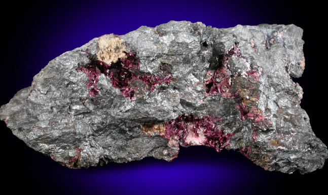 Erythrite, Roselite, Agardite from Bou Azzer District, Anti-Atlas Mountains, Tazenakht, Ouarzazate, Morocco (Type Locality for Erythrite)