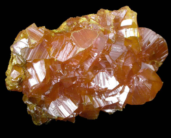 Orpiment from Twin Creeks Mine, Cut 62, Humboldt County, Nevada