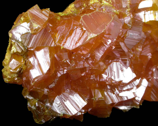 Orpiment from Twin Creeks Mine, Cut 62, Humboldt County, Nevada