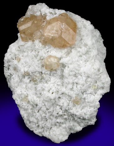 Grossular Garnet on Vesuvianite from Jeffrey Mine, Asbestos, Qubec, Canada