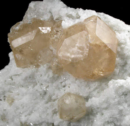 Grossular Garnet on Vesuvianite from Jeffrey Mine, Asbestos, Qubec, Canada