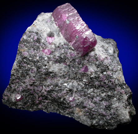 Corundum var. Ruby from Mysuru (formerly Mysore), Karnataka, India