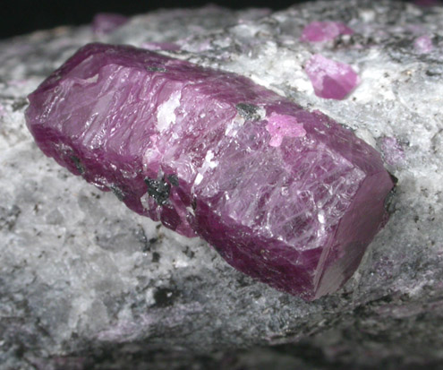 Corundum var. Ruby from Mysuru (formerly Mysore), Karnataka, India