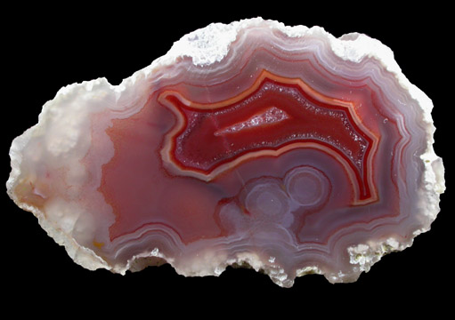 Quartz var. Laguna Agate from Ojo Laguna, Ahumada, Chihuahua, Mexico