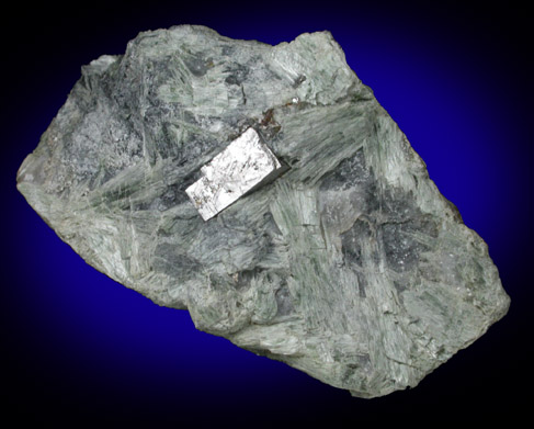Cobaltite in Actinolite from Agnew Lake Mine, Espanola, Ontario, Canada