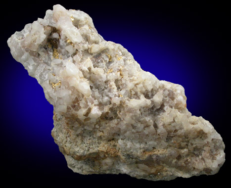 Gold on Quartz from Central City District, Gilpin County, Colorado
