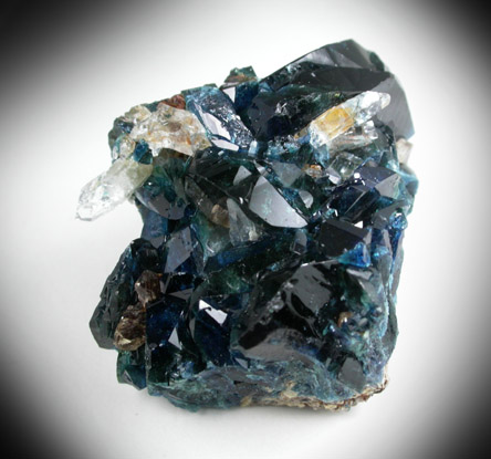 Lazulite with Quartz from Rapid Creek/Big Fish River area, 67 km northwest of Aklavik, Yukon, Canada