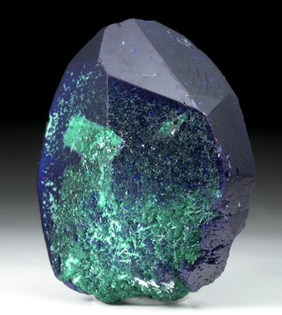 Azurite with Malachite from New Cornelia Mine, Ajo, Pima County, Arizona