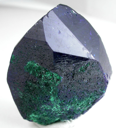 Azurite with Malachite from New Cornelia Mine, Ajo, Pima County, Arizona