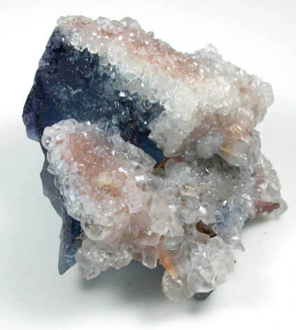 Fluorite with Calcite from Blanchard Mine, Hansonburg District, 8.5 km south of Bingham, Socorro County, New Mexico