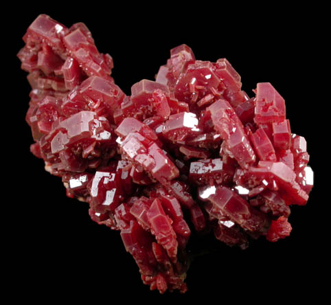 Vanadinite from Mibladen, Haute Moulouya Basin, Zeida-Aouli-Mibladen belt, Midelt Province, Morocco