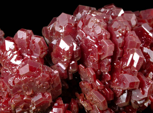 Vanadinite from Mibladen, Haute Moulouya Basin, Zeida-Aouli-Mibladen belt, Midelt Province, Morocco