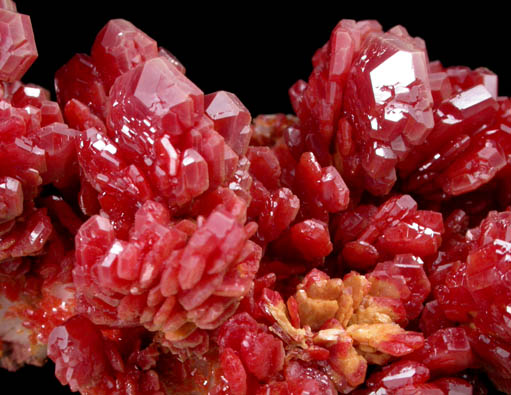 Vanadinite from Mibladen, Haute Moulouya Basin, Zeida-Aouli-Mibladen belt, Midelt Province, Morocco