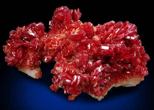 Vanadinite from Mibladen, Haute Moulouya Basin, Zeida-Aouli-Mibladen belt, Midelt Province, Morocco